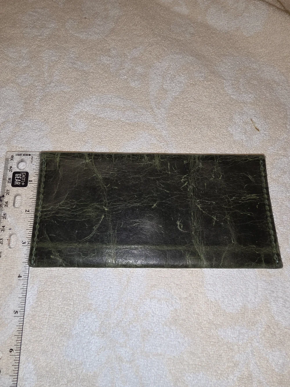 Dark Forest Green Cash Leather Wallet